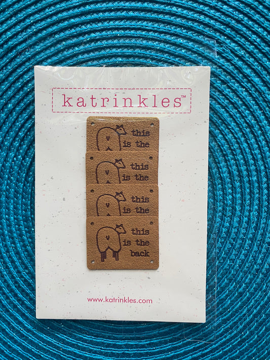 This is the Back Tags - Katrinkles